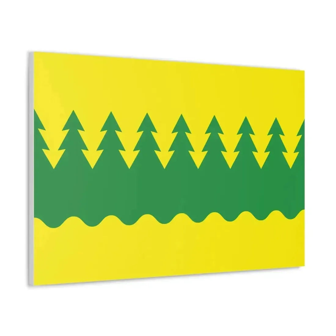 Flag of Kainuu Finland - Canvas Wall Art - The Sticker Space