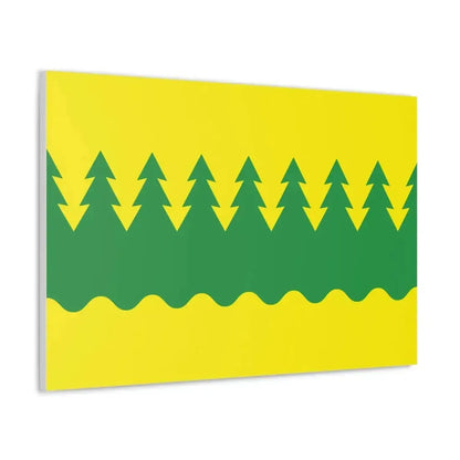 Flag of Kainuu Finland - Canvas Wall Art - The Sticker Space