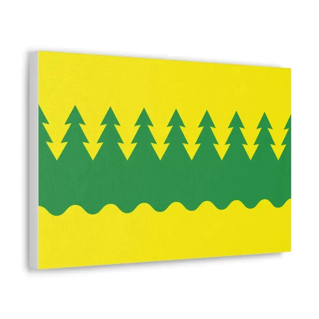 Flag of Kainuu Finland - Canvas Wall Art - The Sticker Space