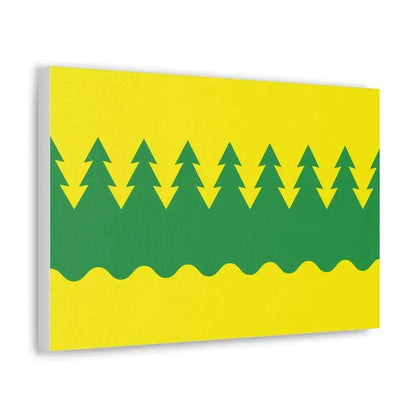 Flag of Kainuu Finland - Canvas Wall Art - The Sticker Space