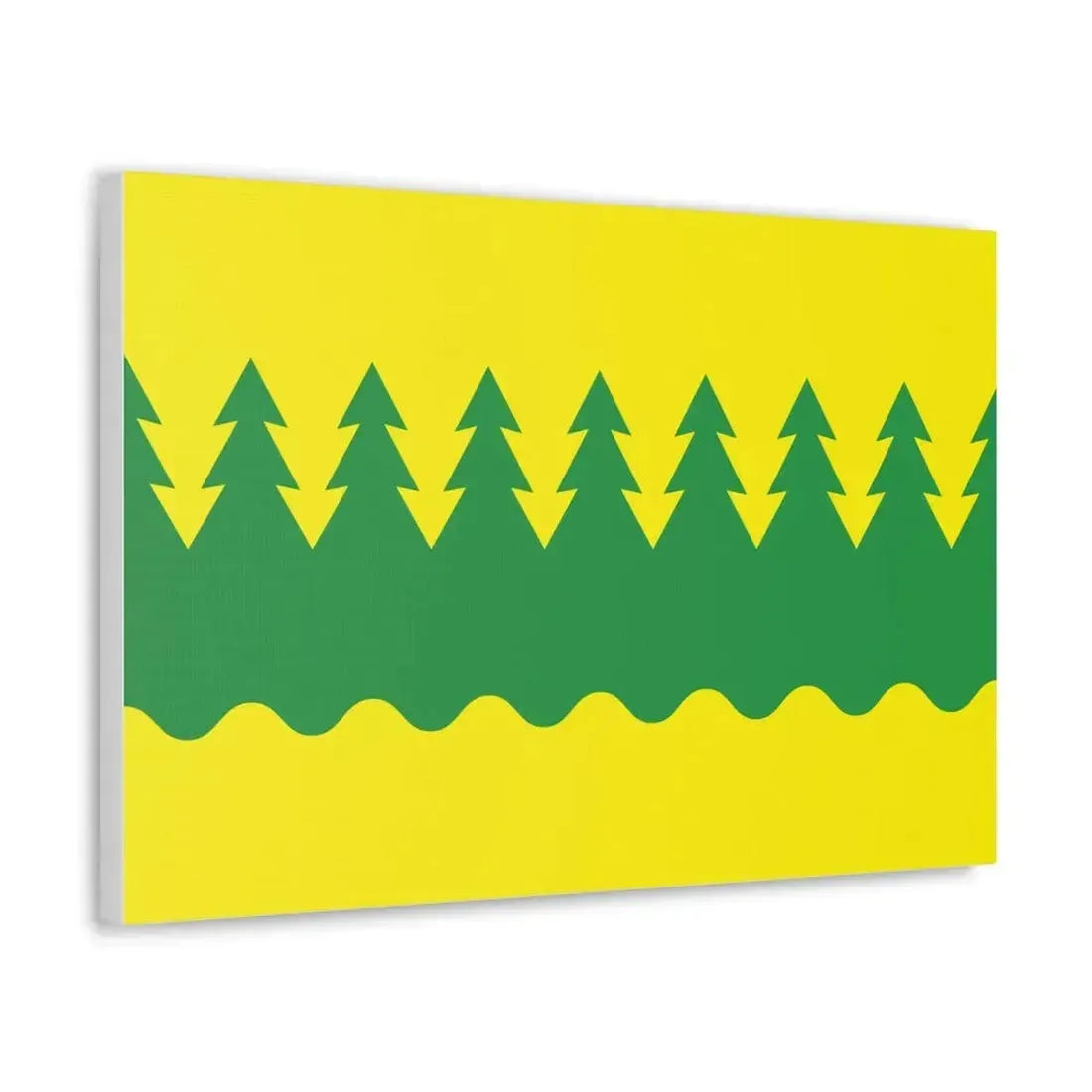 Flag of Kainuu Finland - Canvas Wall Art - The Sticker Space