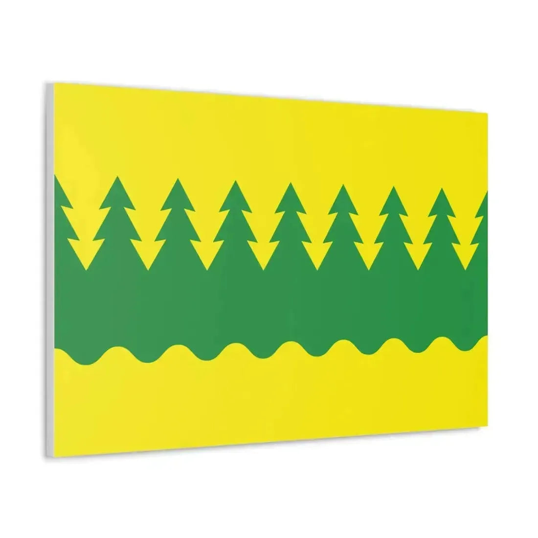 Flag of Kainuu Finland - Canvas Wall Art - The Sticker Space