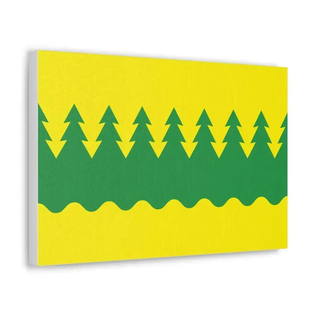 Flag of Kainuu Finland - Canvas Wall Art - The Sticker Space