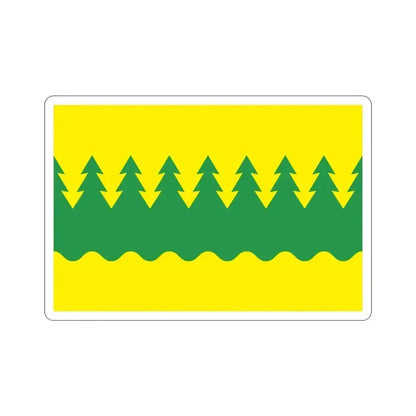 Flag of Kainuu Finland STICKER Vinyl Die-Cut Decal 3 Inch - The Sticker Space