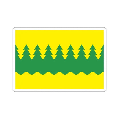Flag of Kainuu Finland STICKER Vinyl Die-Cut Decal 4 Inch - The Sticker Space