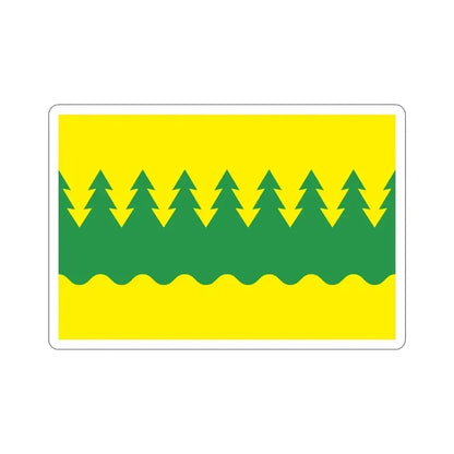 Flag of Kainuu Finland STICKER Vinyl Die-Cut Decal 6 Inch - The Sticker Space