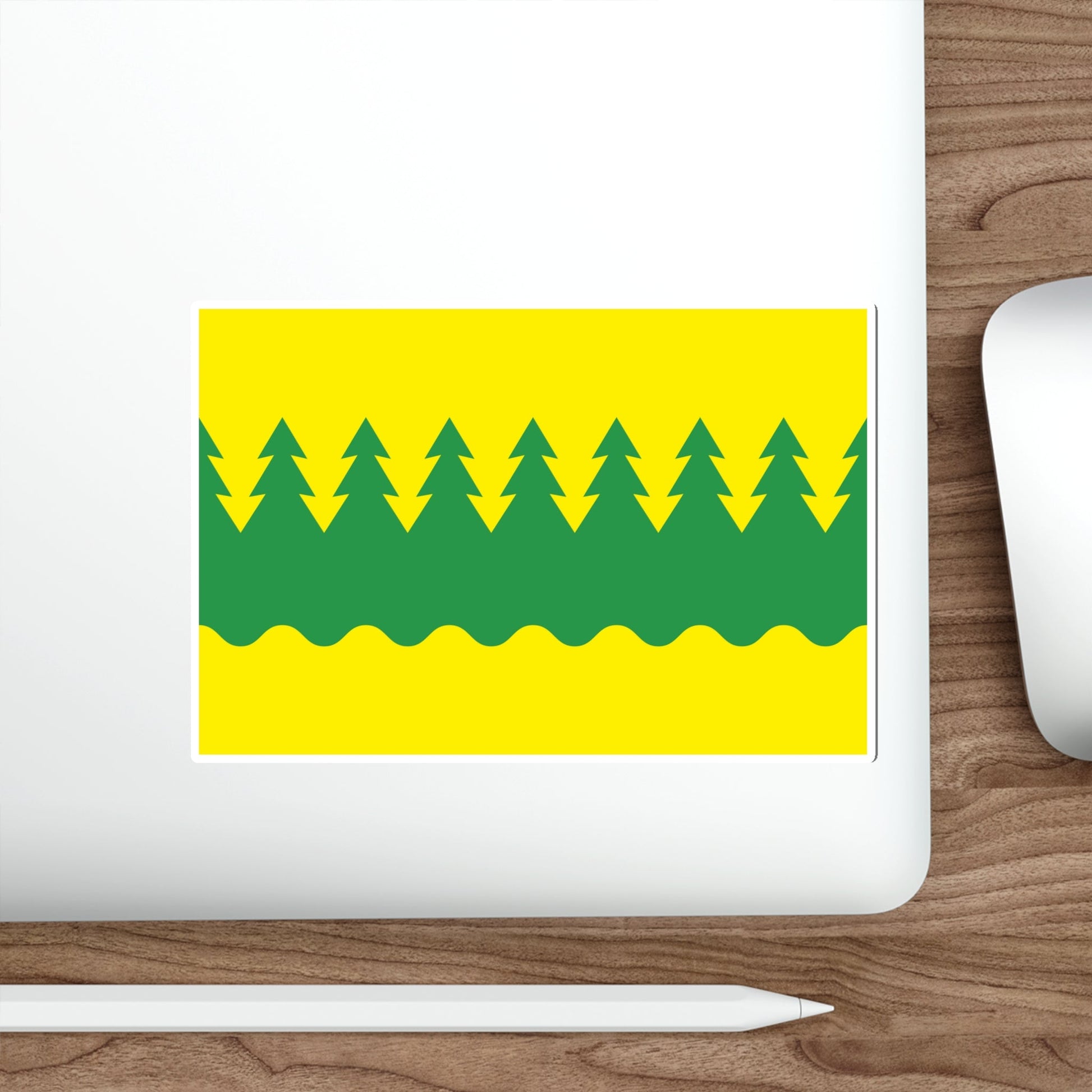 Flag of Kainuu Finland STICKER Vinyl Die-Cut Decal-The Sticker Space