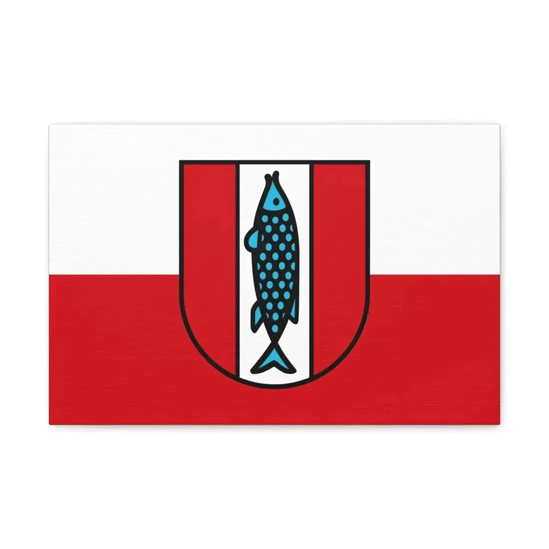 Flag of Kaiserslautern 2 Germany - Canvas Wall Art - The Sticker Space
