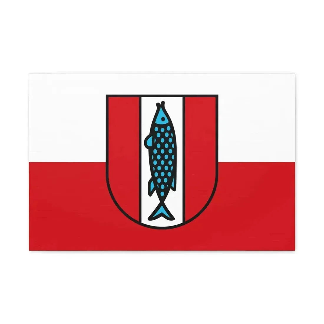 Flag of Kaiserslautern 2 Germany - Canvas Wall Art - The Sticker Space