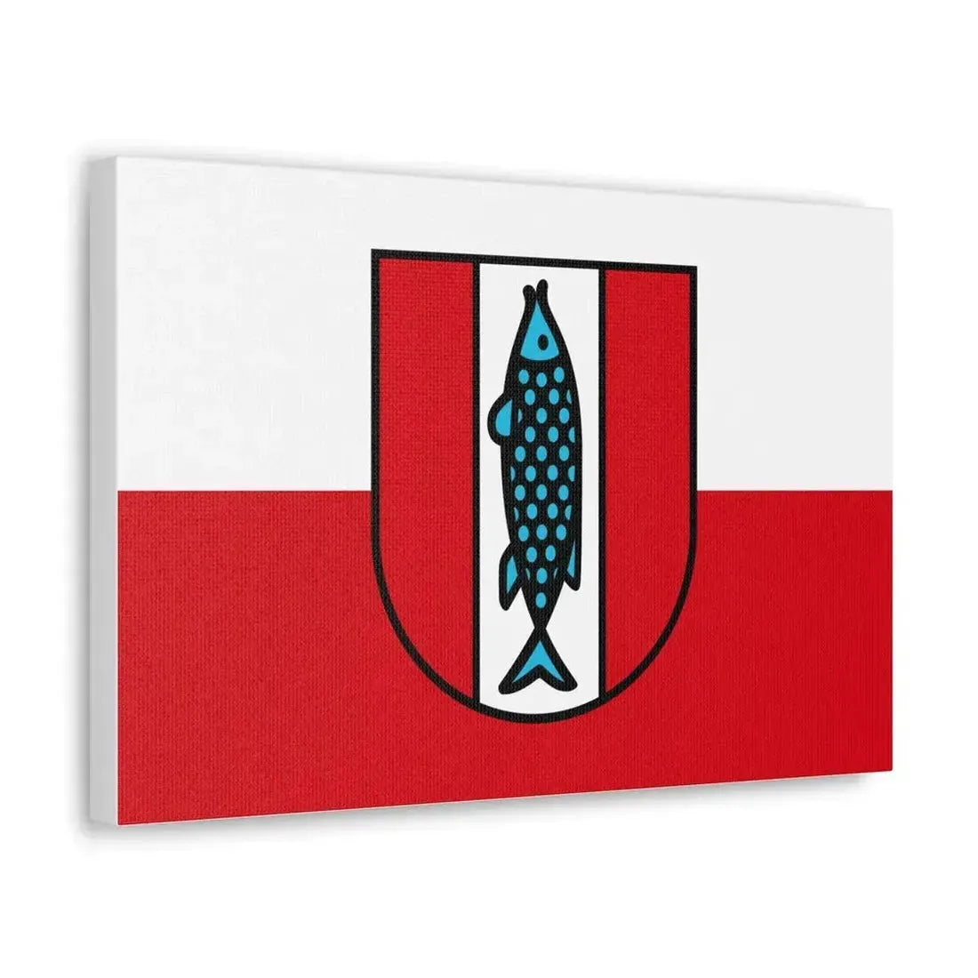 Flag of Kaiserslautern 2 Germany - Canvas Wall Art - The Sticker Space