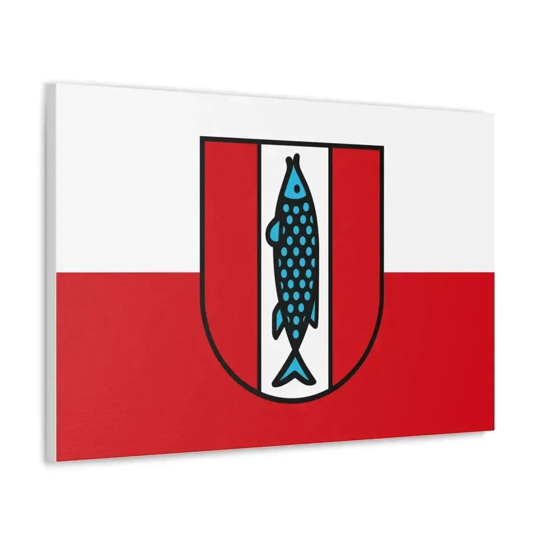 Flag of Kaiserslautern 2 Germany - Canvas Wall Art - The Sticker Space