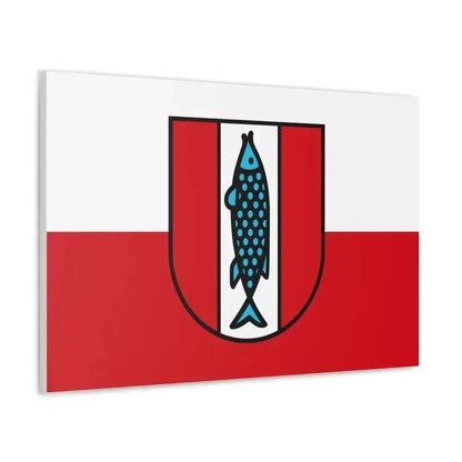Flag of Kaiserslautern 2 Germany - Canvas Wall Art - The Sticker Space