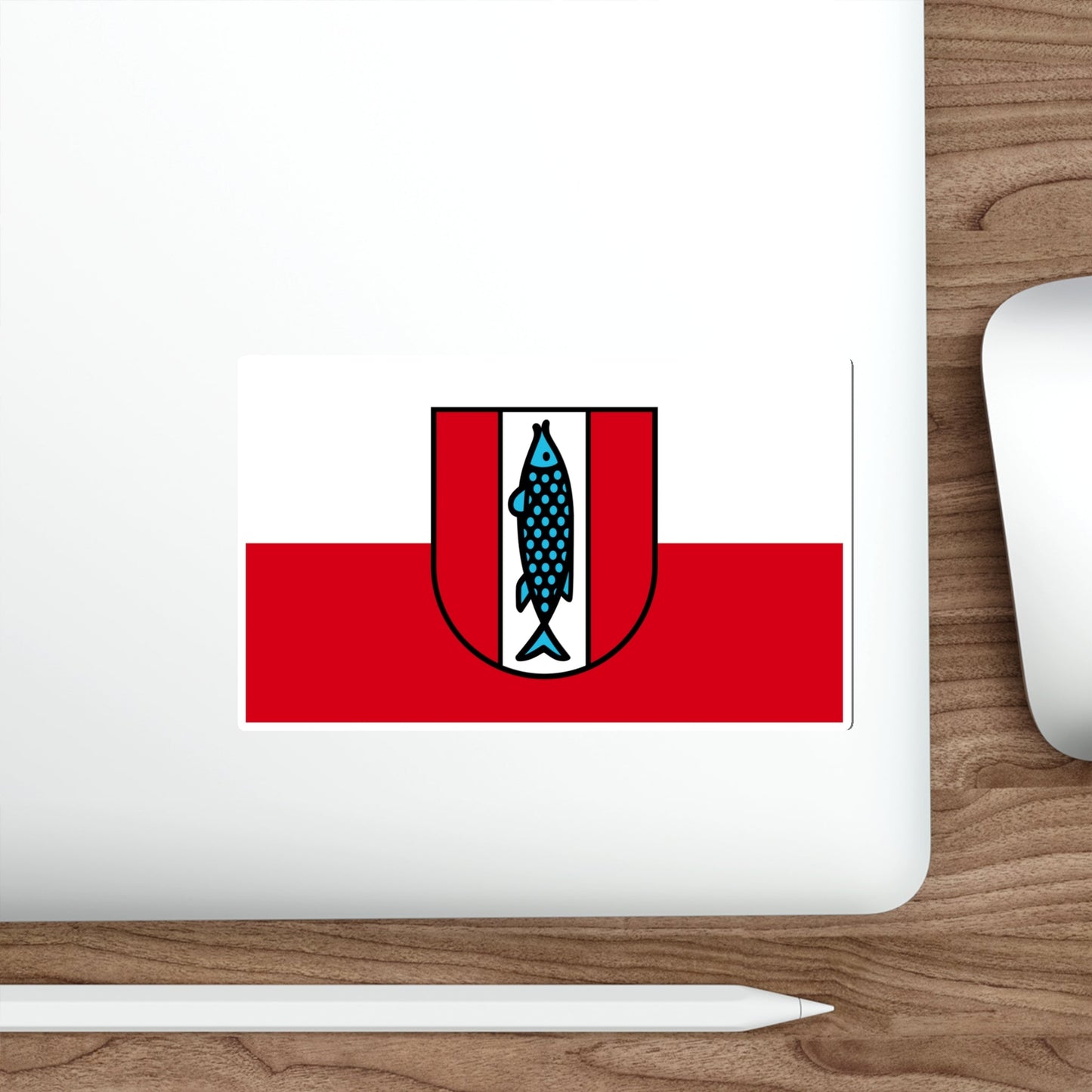 Flag of Kaiserslautern 2 Germany STICKER Vinyl Die-Cut Decal-The Sticker Space