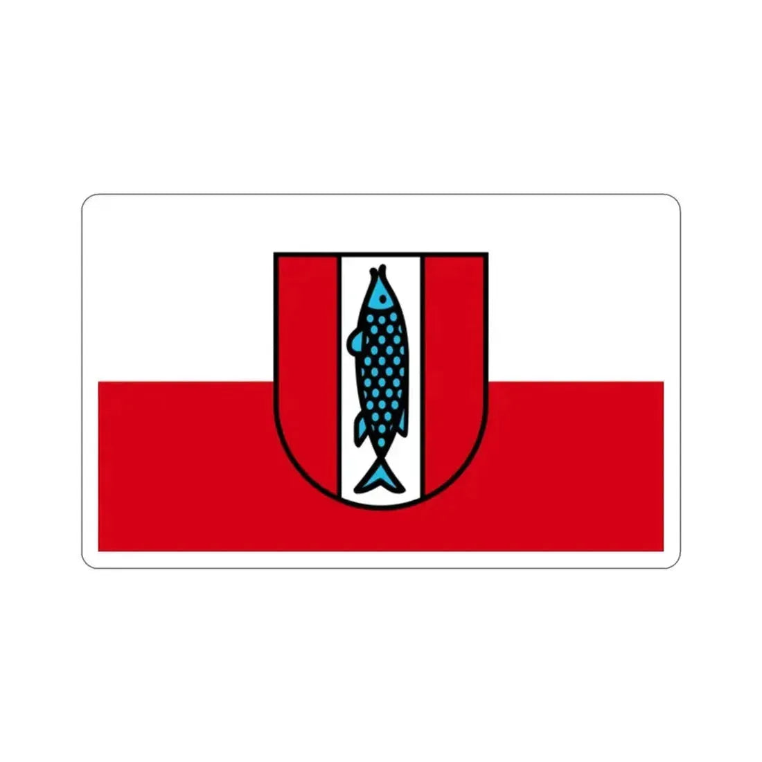 Flag of Kaiserslautern 2 Germany STICKER Vinyl Die-Cut Decal 2 Inch - The Sticker Space