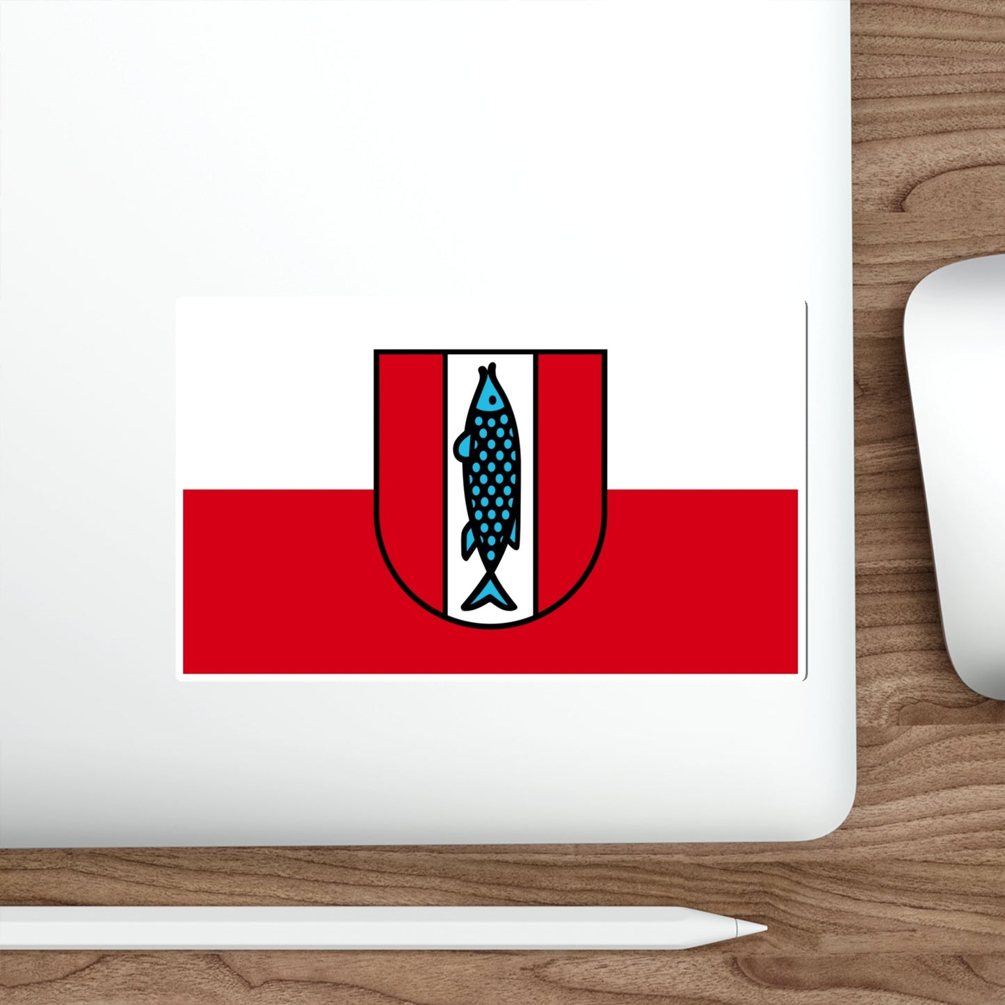 Flag of Kaiserslautern 2 Germany STICKER Vinyl Die-Cut Decal-The Sticker Space