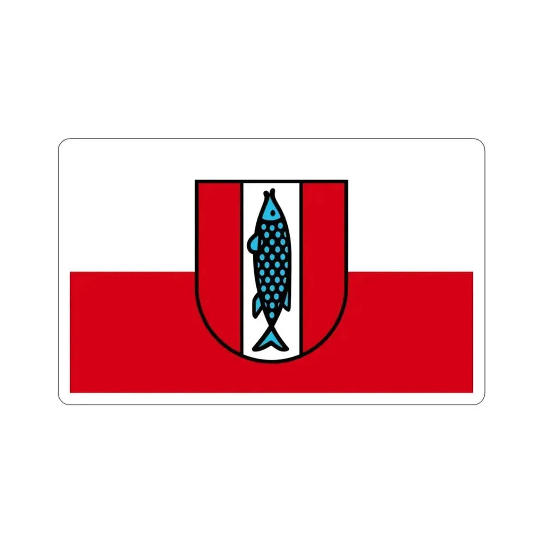 Flag of Kaiserslautern 2 Germany STICKER Vinyl Die-Cut Decal 3 Inch - The Sticker Space