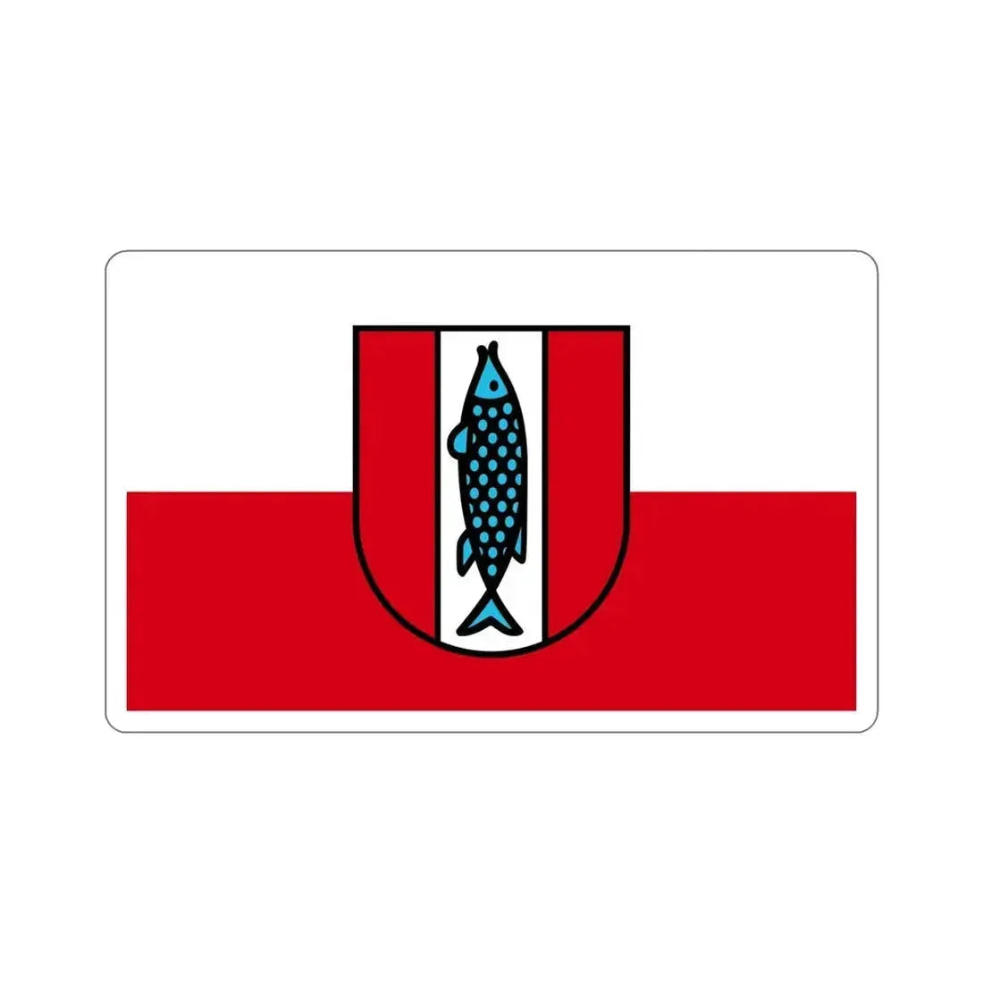 Flag of Kaiserslautern 2 Germany STICKER Vinyl Die-Cut Decal 6 Inch - The Sticker Space