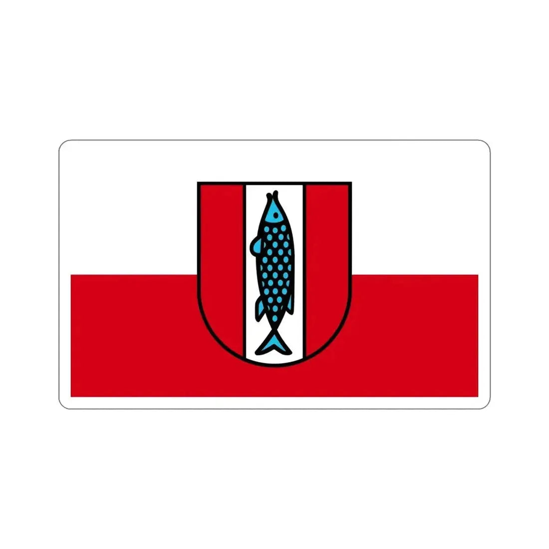 Flag of Kaiserslautern 2 Germany STICKER Vinyl Die-Cut Decal - The Sticker Space