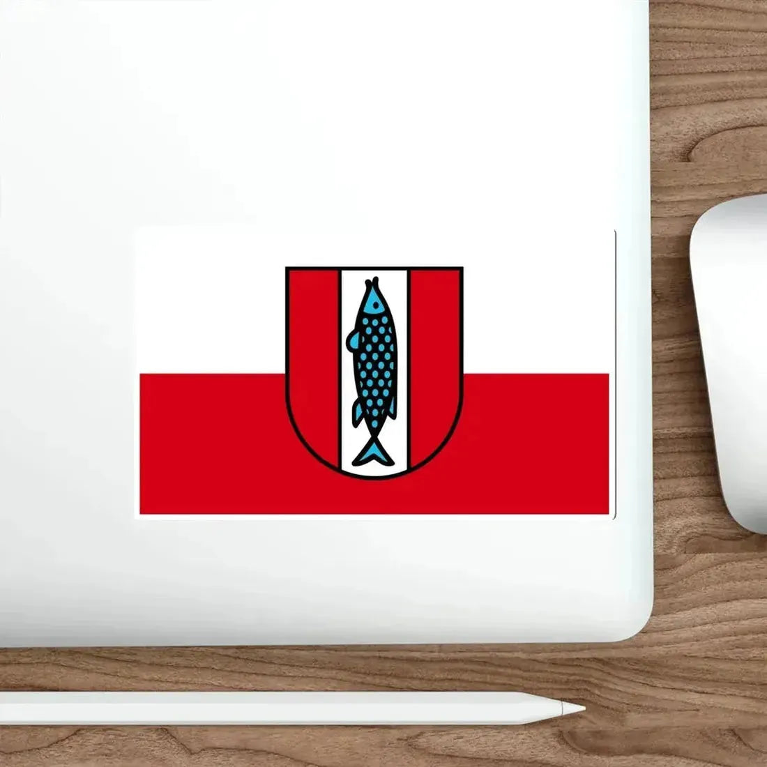 Flag of Kaiserslautern 2 Germany STICKER Vinyl Die-Cut Decal - The Sticker Space