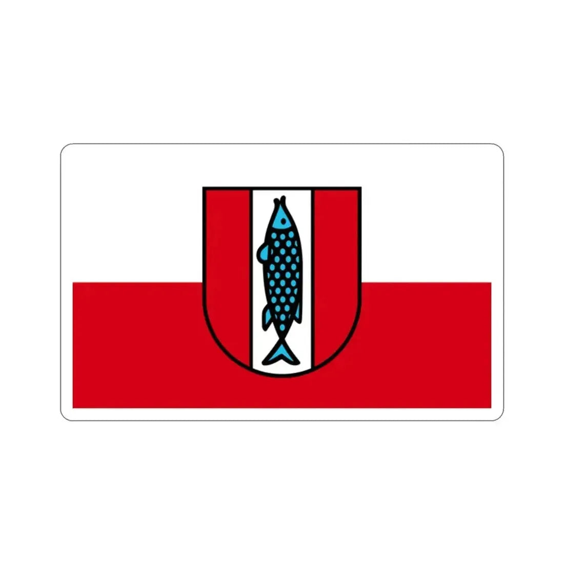 Flag of Kaiserslautern 2 Germany STICKER Vinyl Die-Cut Decal - The Sticker Space