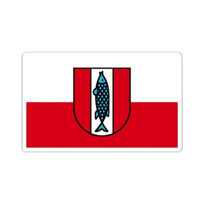 Flag of Kaiserslautern 2 Germany - STICKER Vinyl Kiss-Cut Decal 2 Inch White - The Sticker Space