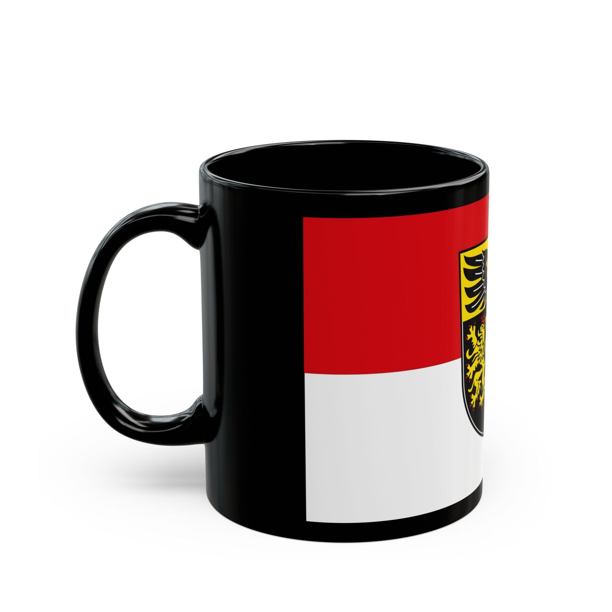 Flag of Kaiserslautern Germany - Black Coffee Mug-The Sticker Space