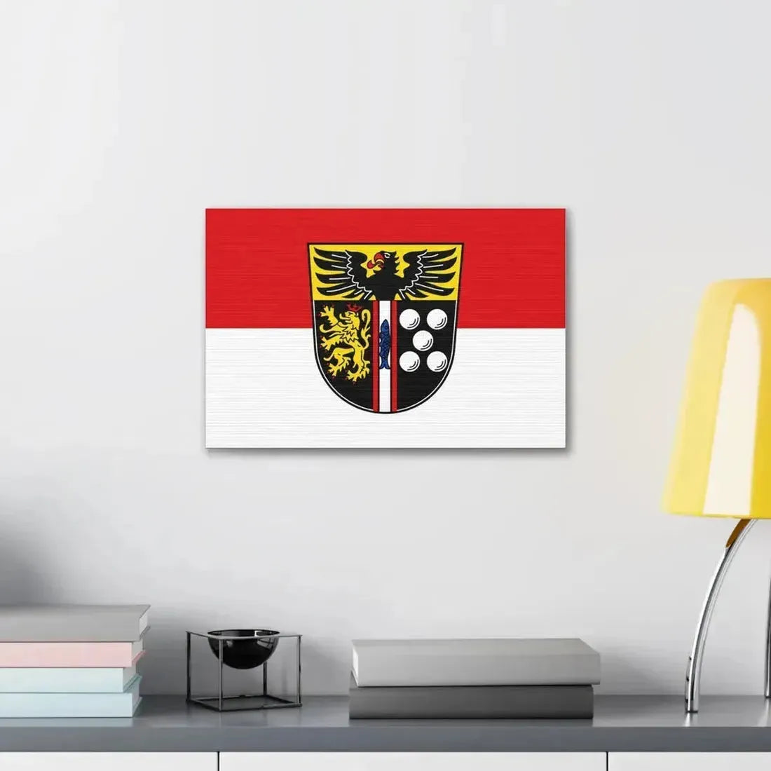 Flag of Kaiserslautern Germany - Canvas Wall Art - The Sticker Space
