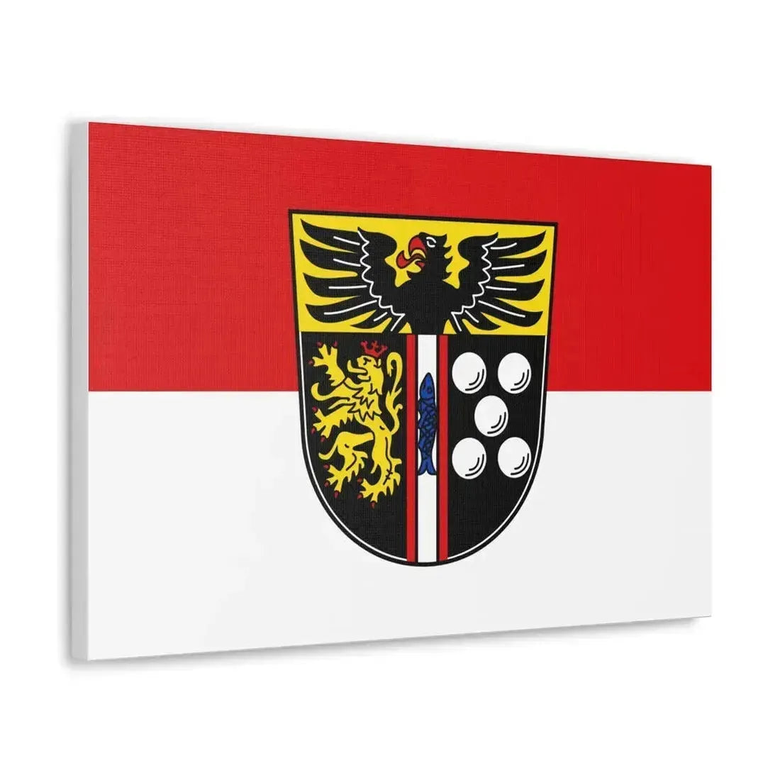 Flag of Kaiserslautern Germany - Canvas Wall Art - The Sticker Space