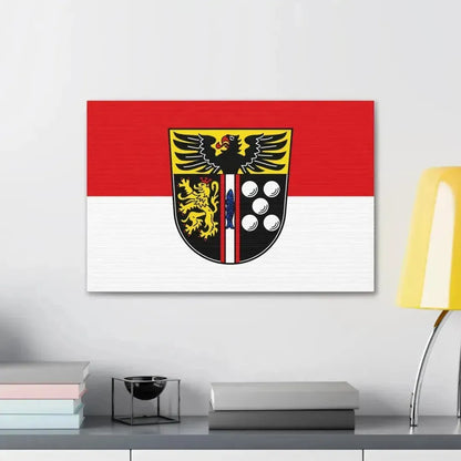Flag of Kaiserslautern Germany - Canvas Wall Art - The Sticker Space