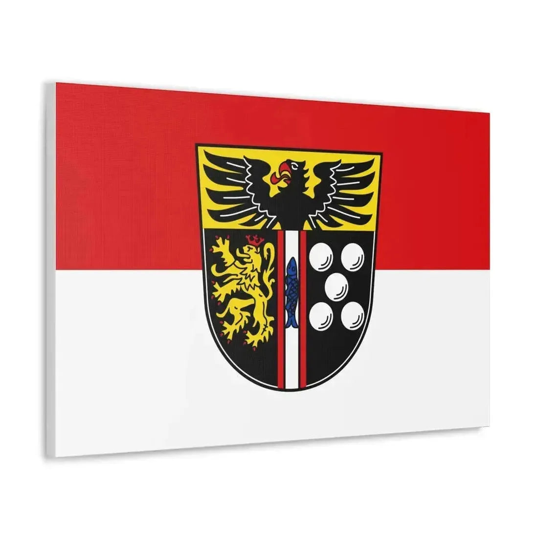 Flag of Kaiserslautern Germany - Canvas Wall Art - The Sticker Space
