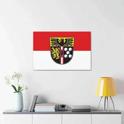 Flag of Kaiserslautern Germany - Canvas Wall Art - The Sticker Space