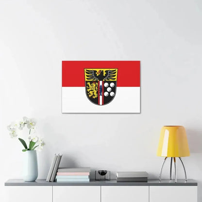 Flag of Kaiserslautern Germany - Canvas Wall Art - The Sticker Space