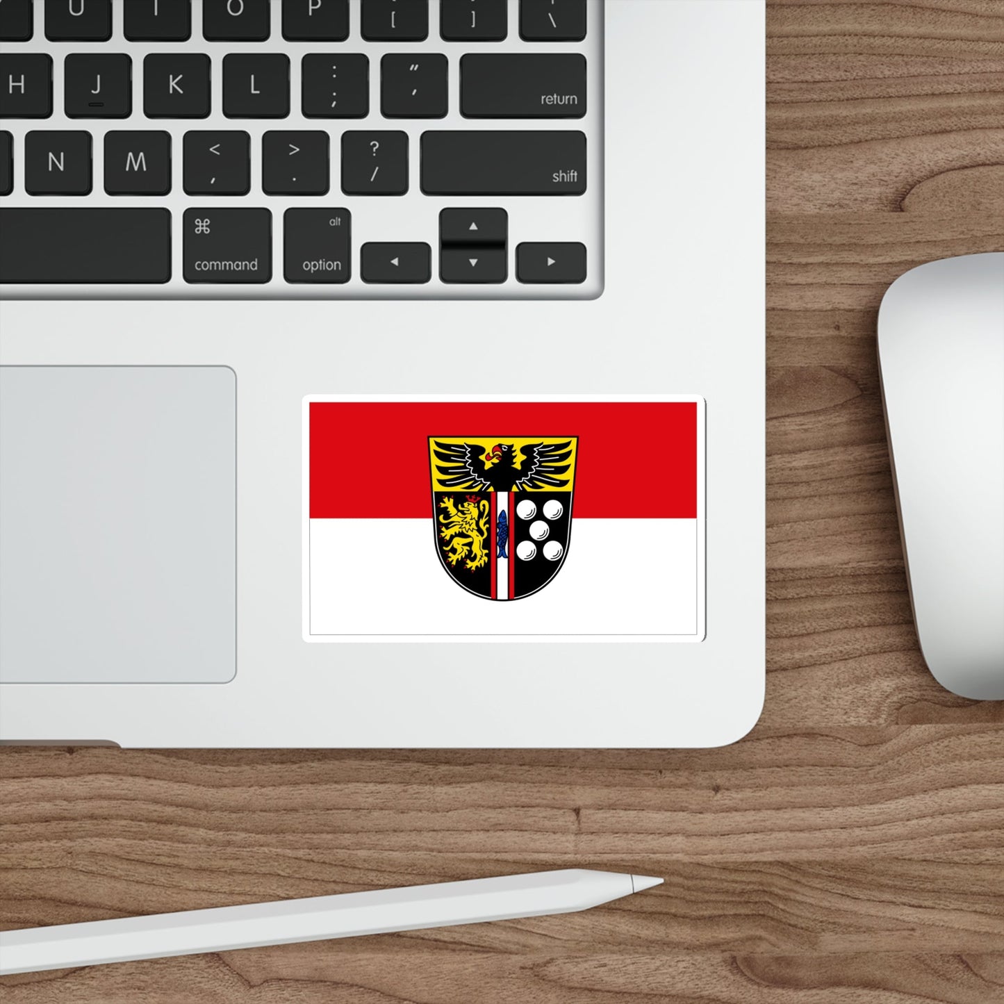 Flag of Kaiserslautern Germany STICKER Vinyl Die-Cut Decal-The Sticker Space