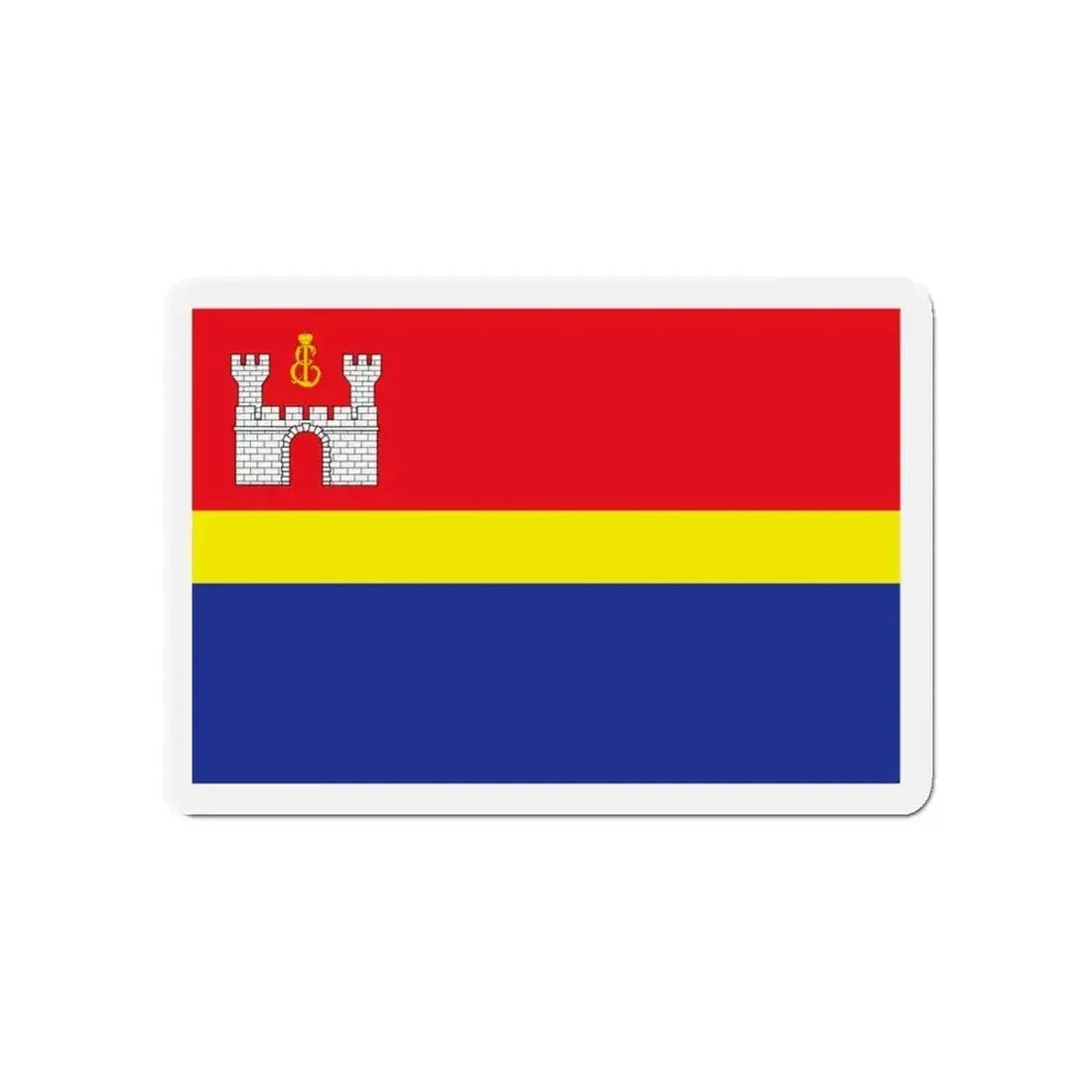 Flag of Kaliningrad Oblast Russia - Refrigerator Magnet - The Sticker Space
