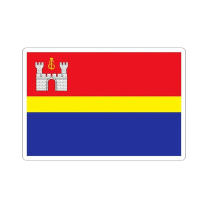 Flag of Kaliningrad Oblast Russia - STICKER Vinyl Kiss-Cut Decal 3 Inch White - The Sticker Space