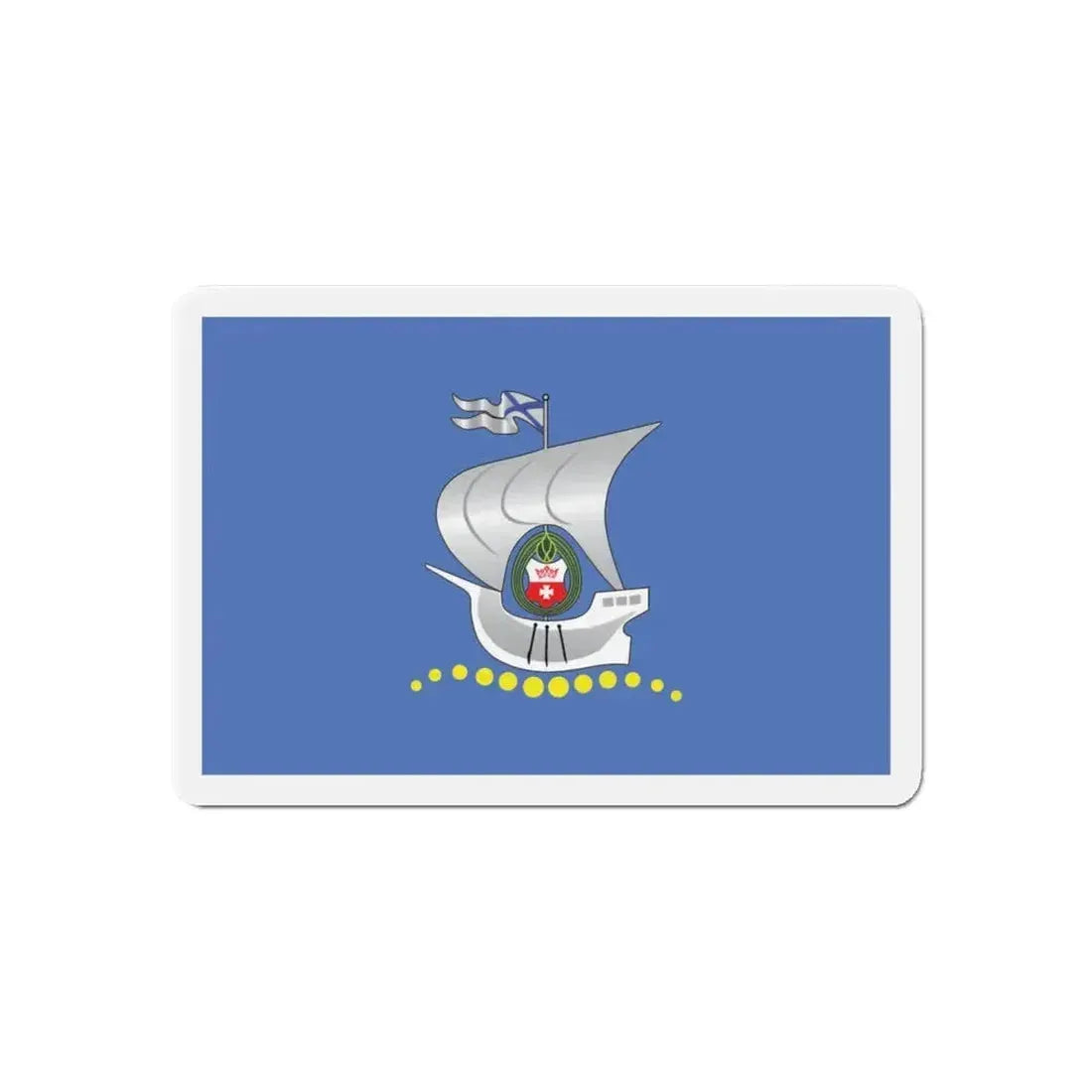 Flag of Kaliningrad Russia - Refrigerator Magnet - The Sticker Space