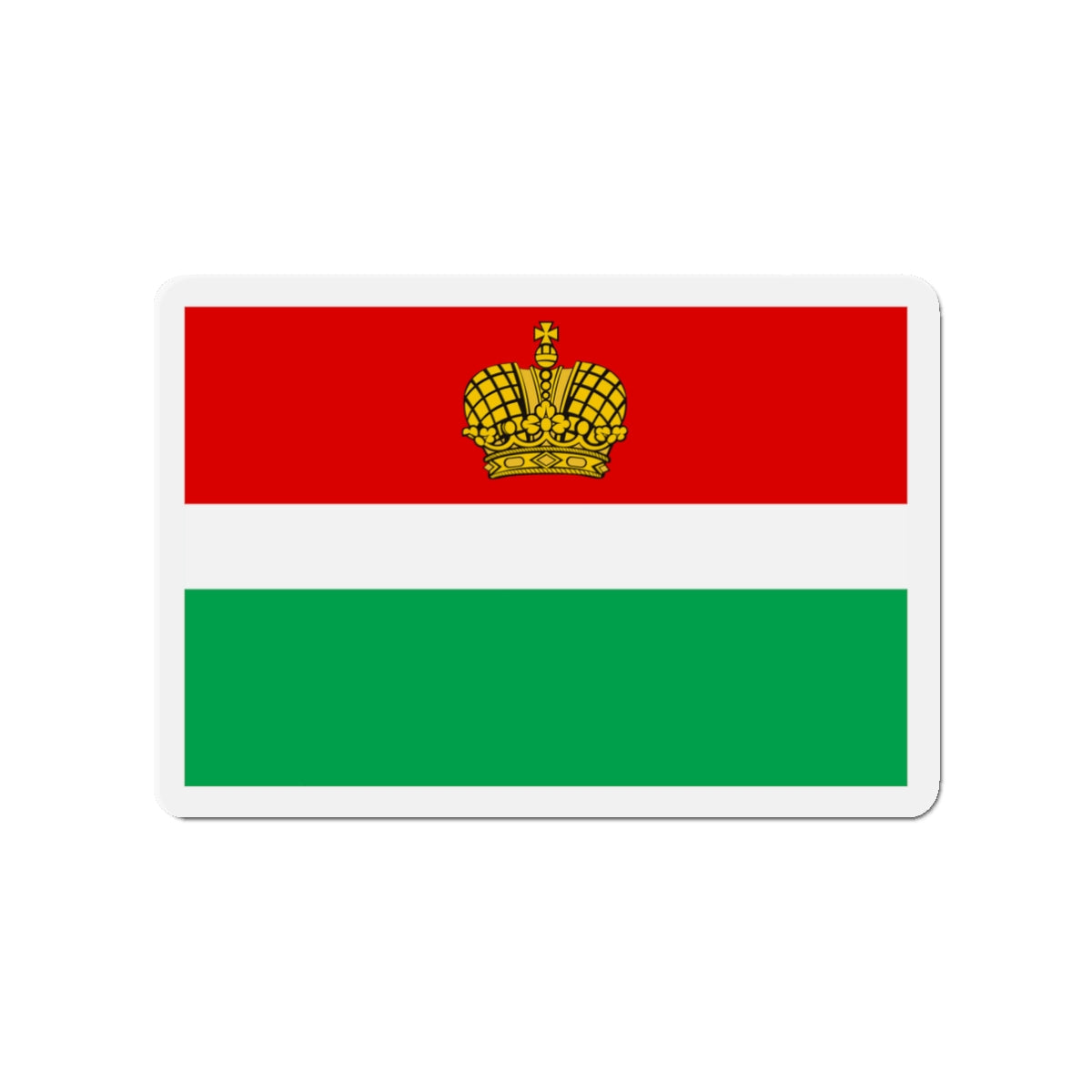 Flag of Kaluga Oblast Russia - Die-Cut Magnet-3" x 3"-The Sticker Space