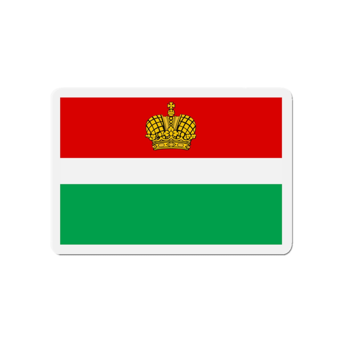 Flag of Kaluga Oblast Russia - Die-Cut Magnet-4" x 4"-The Sticker Space