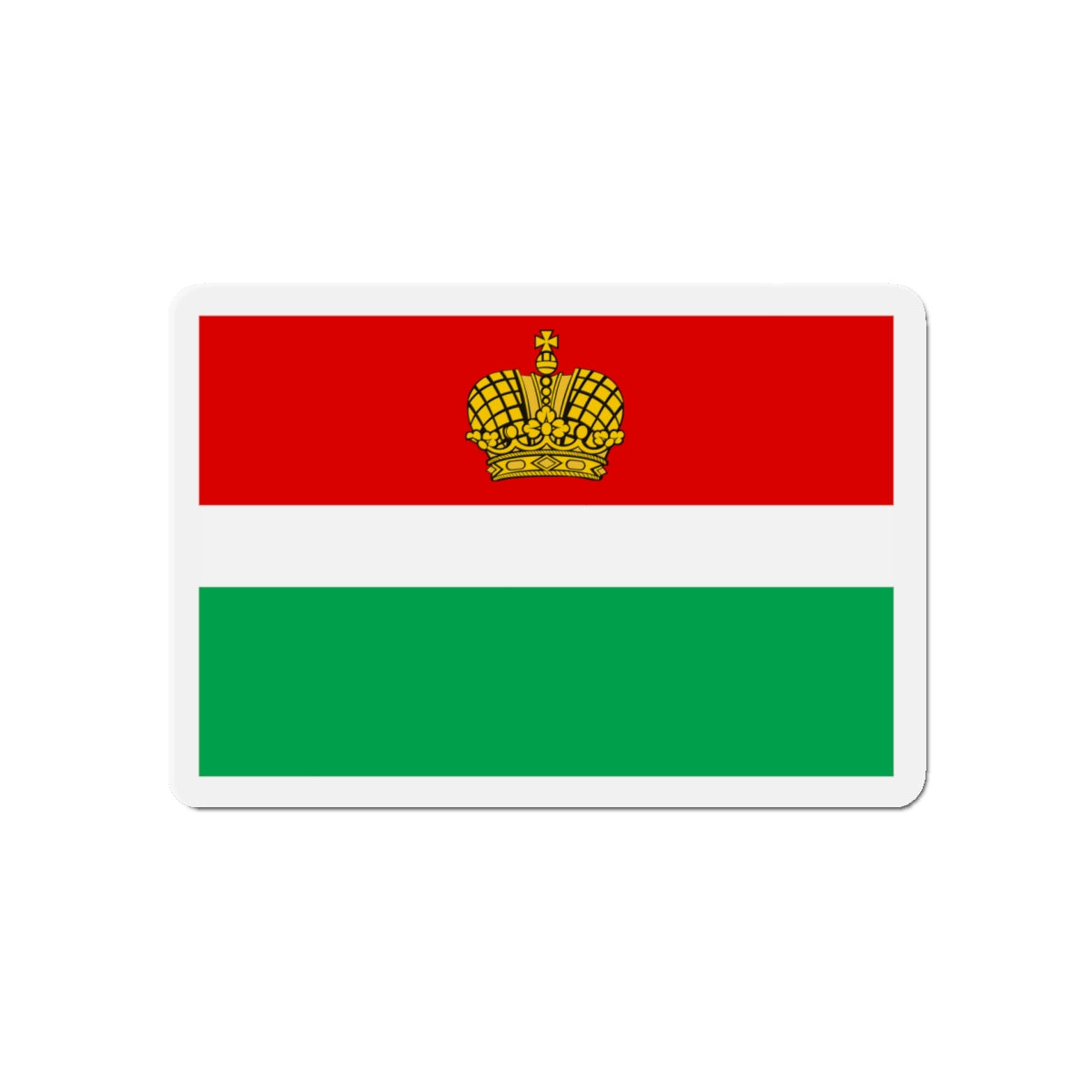 Flag of Kaluga Oblast Russia - Die-Cut Magnet-5" x 5"-The Sticker Space