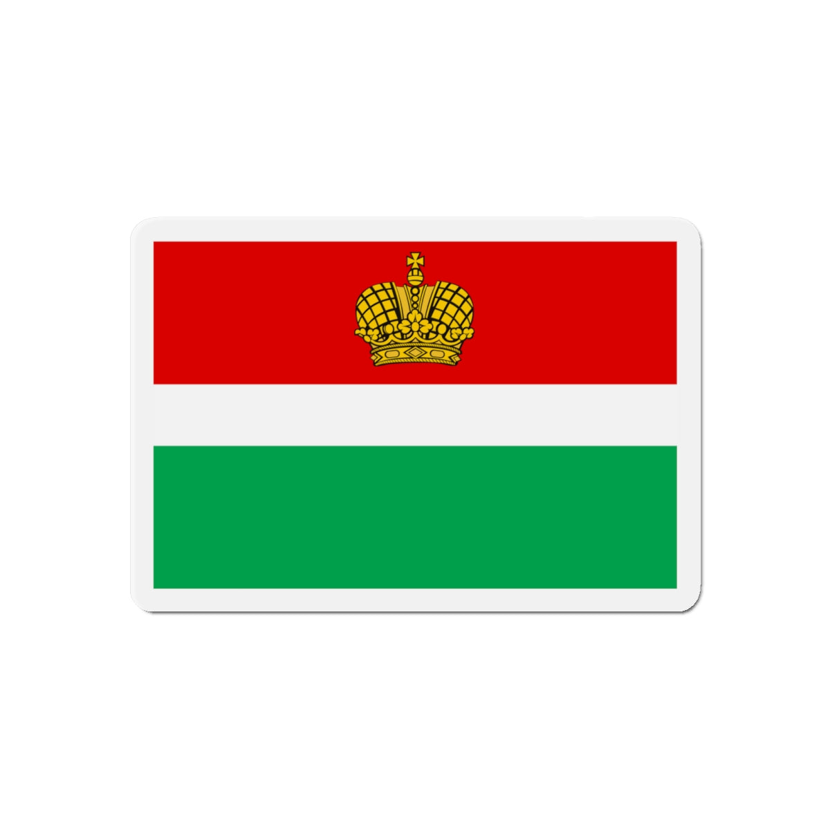 Flag of Kaluga Oblast Russia - Die-Cut Magnet-6 × 6"-The Sticker Space