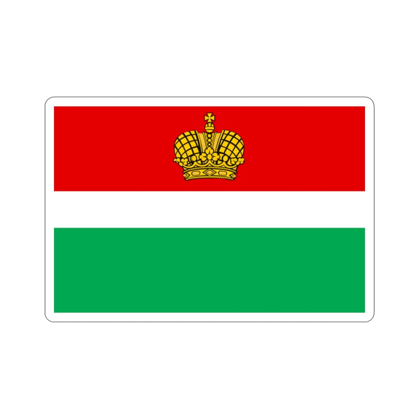 Flag of Kaluga Oblast Russia STICKER Vinyl Die-Cut Decal-2 Inch-The Sticker Space