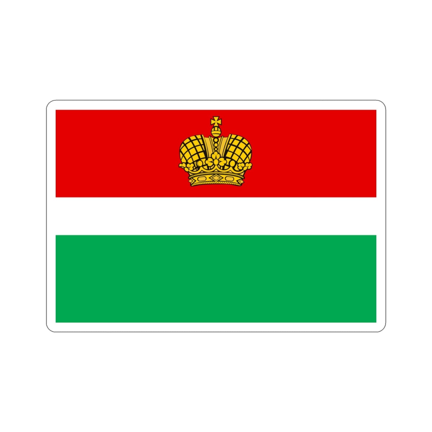 Flag of Kaluga Oblast Russia STICKER Vinyl Die-Cut Decal-3 Inch-The Sticker Space