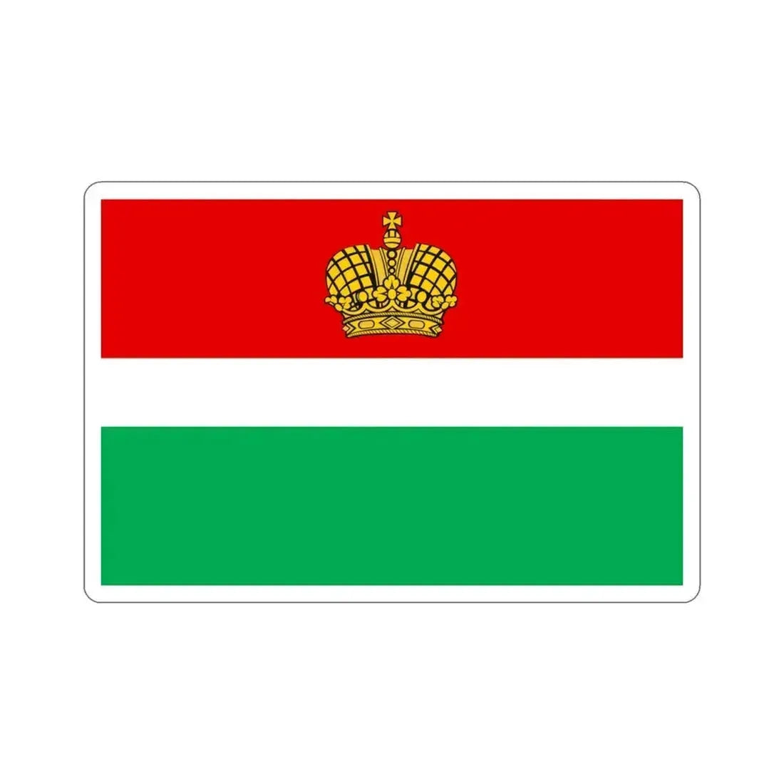 Flag of Kaluga Oblast Russia STICKER Vinyl Die-Cut Decal 3 Inch - The Sticker Space