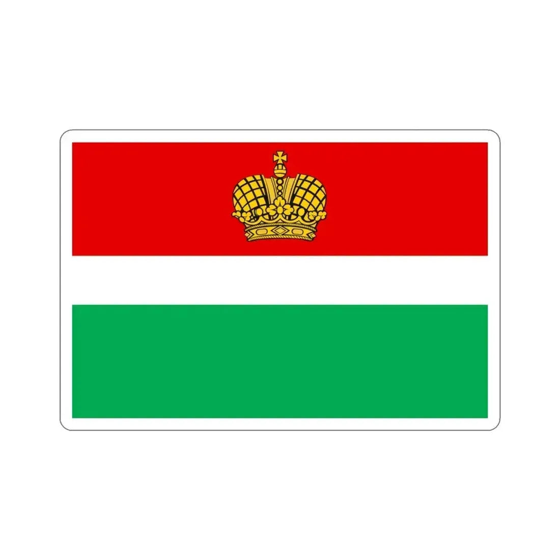Flag of Kaluga Oblast Russia STICKER Vinyl Die-Cut Decal 3 Inch - The Sticker Space