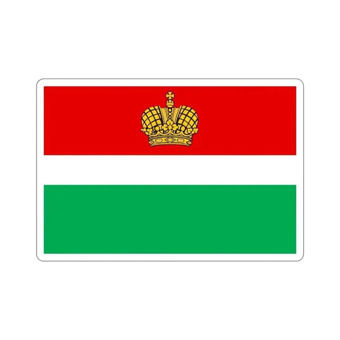 Flag of Kaluga Oblast Russia STICKER Vinyl Die-Cut Decal 4 Inch - The Sticker Space