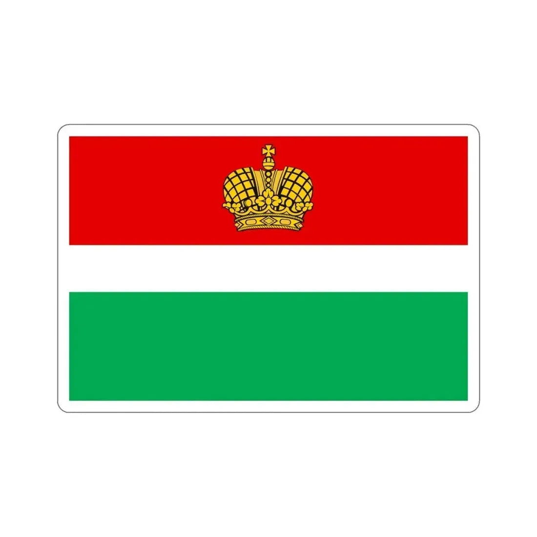 Flag of Kaluga Oblast Russia STICKER Vinyl Die-Cut Decal 4 Inch - The Sticker Space