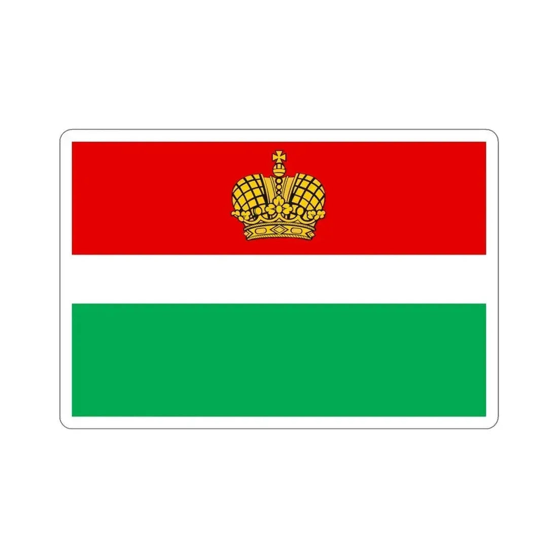 Flag of Kaluga Oblast Russia STICKER Vinyl Die-Cut Decal 5 Inch - The Sticker Space