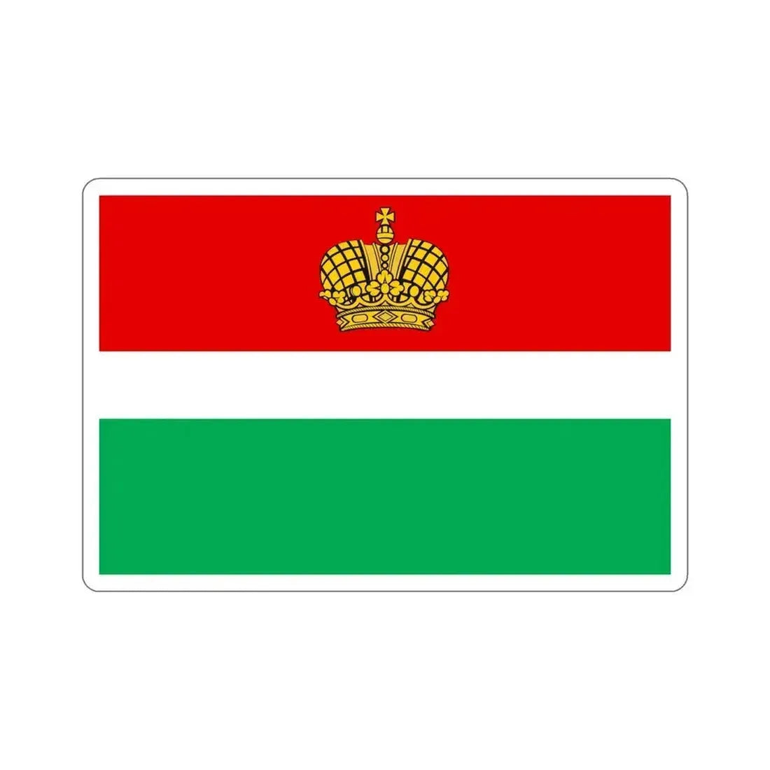 Flag of Kaluga Oblast Russia STICKER Vinyl Die-Cut Decal 6 Inch - The Sticker Space