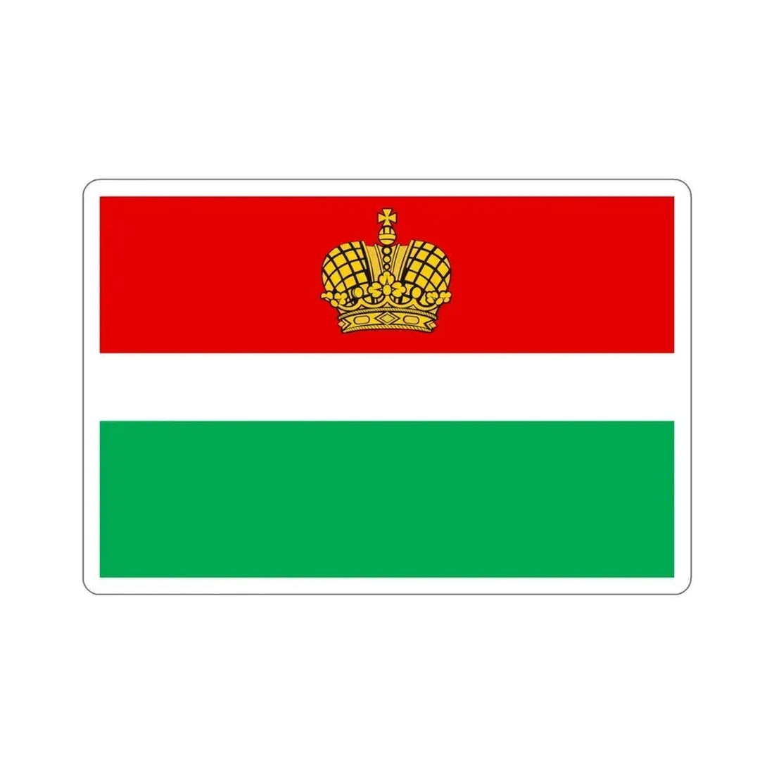 Flag of Kaluga Oblast Russia STICKER Vinyl Die-Cut Decal 6 Inch - The Sticker Space