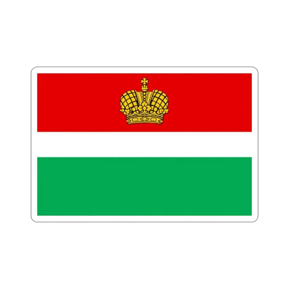 Flag of Kaluga Oblast Russia STICKER Vinyl Die-Cut Decal - The Sticker Space